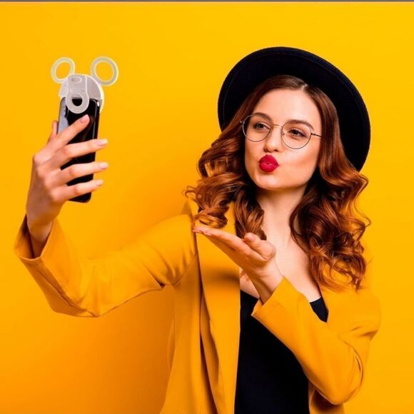 Disney iJoy Mickey Mouse Clip On Selfie Ring Light for Phone New in Box - Picture 5 of 7